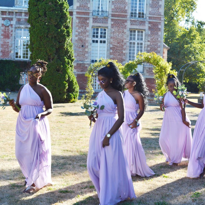 arrivée des demoiselles d'honneur